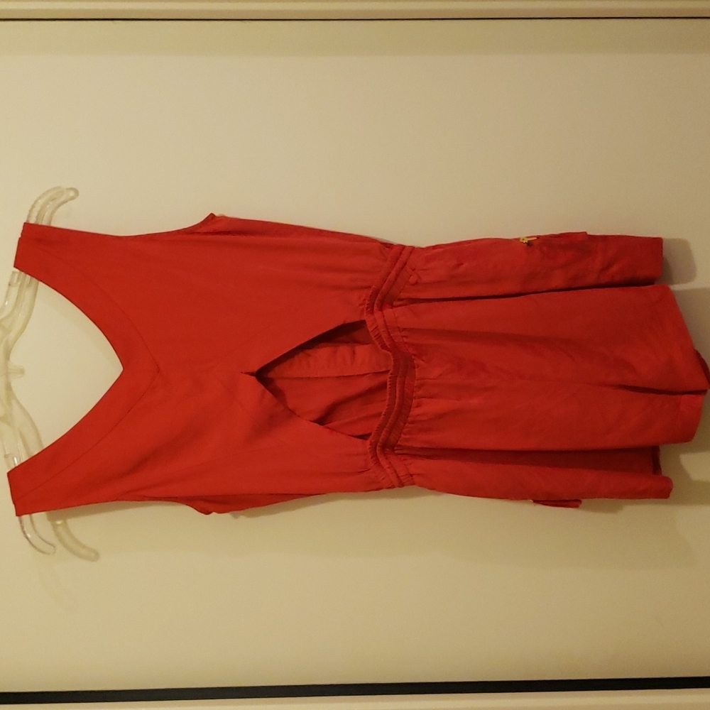 Red Bebe Romper Sz 4